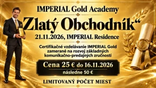 Zlatý Obchodník IMPERIAL Gold Academy 21.11.2026 IMPERIAL Residence